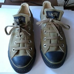 Military Green Low Top Converse